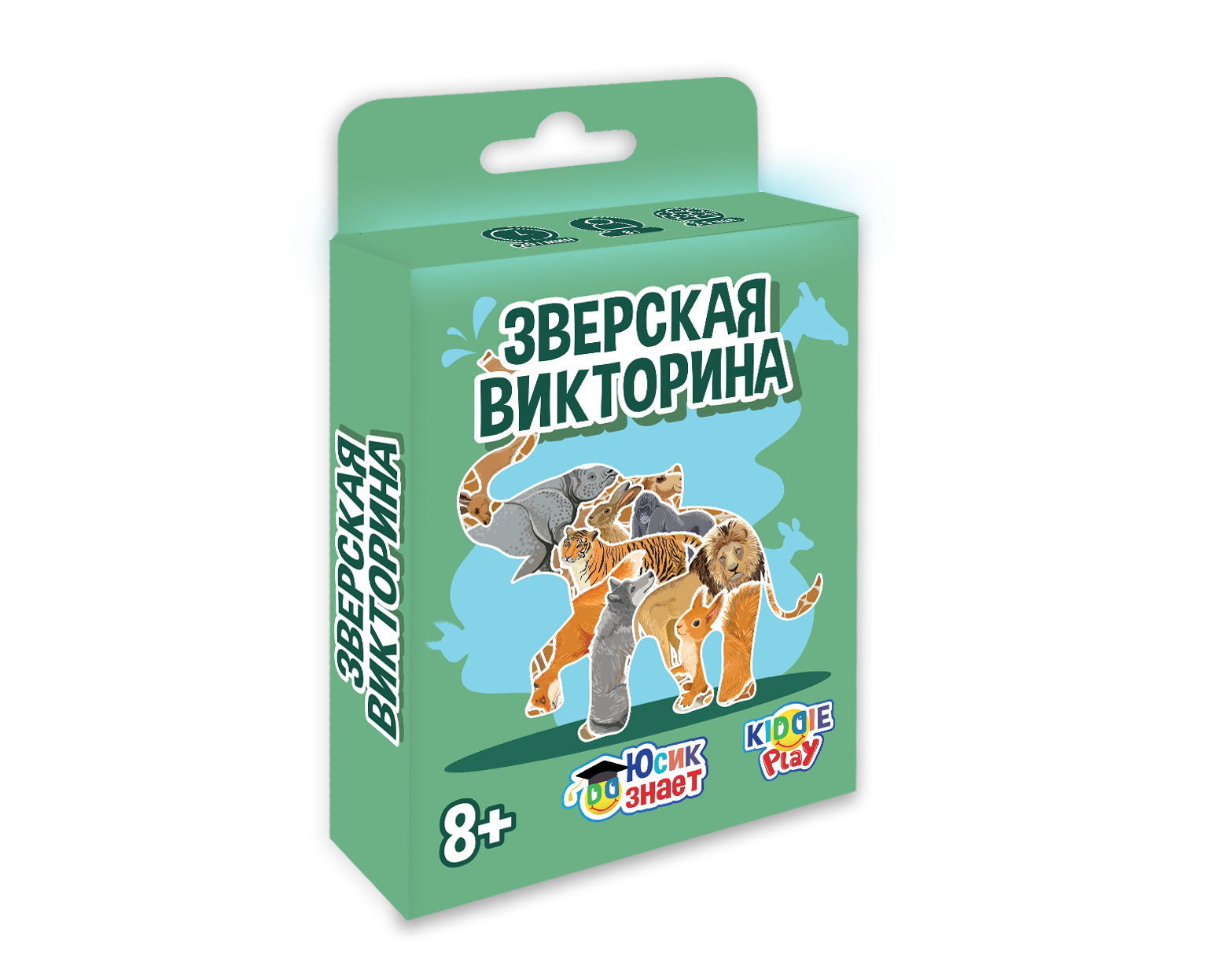 KID21015 Настольная игра Зверская викторина
