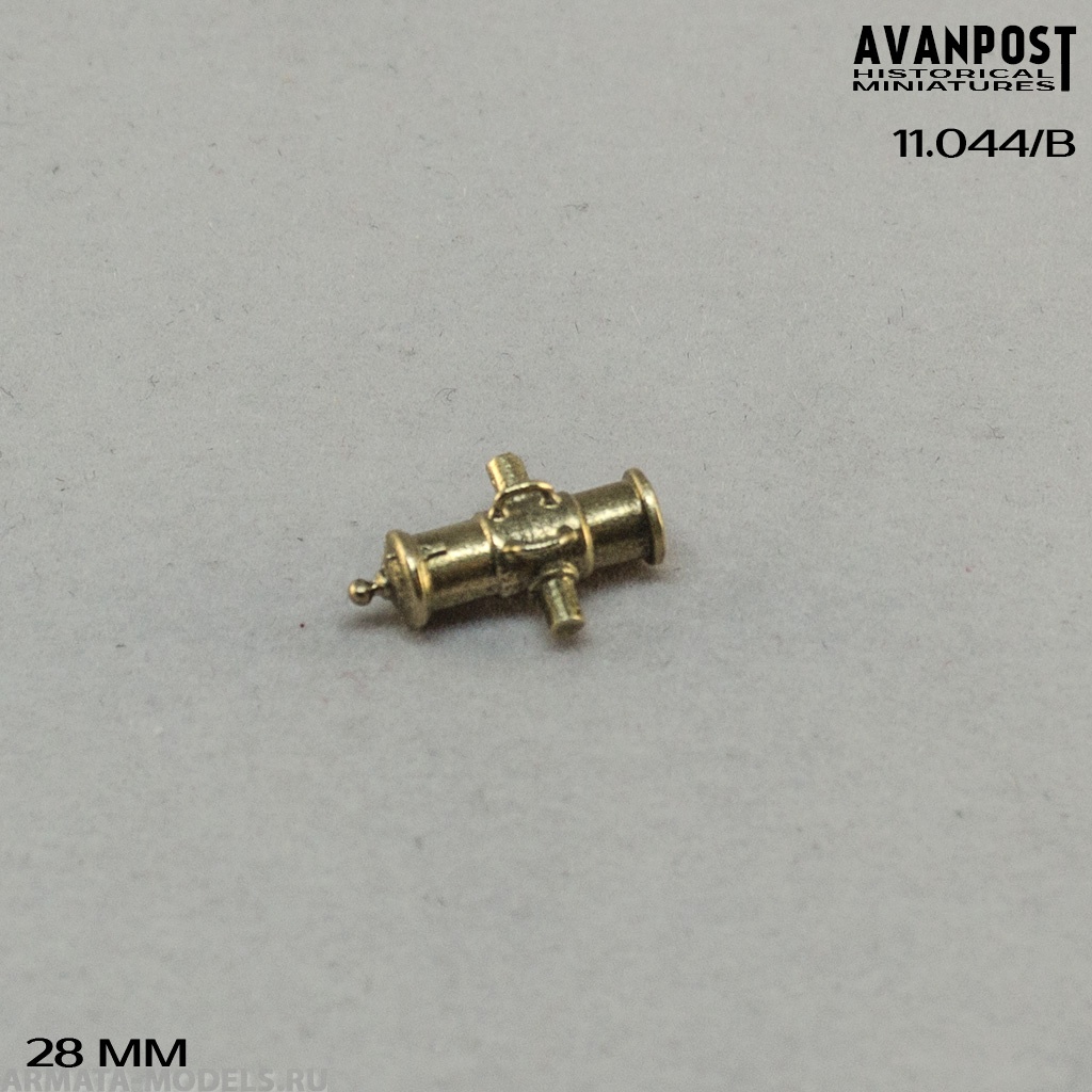 11.044/BАП Бронзовый ствол для 6-дюймовой гаубицы системы Грибоваля