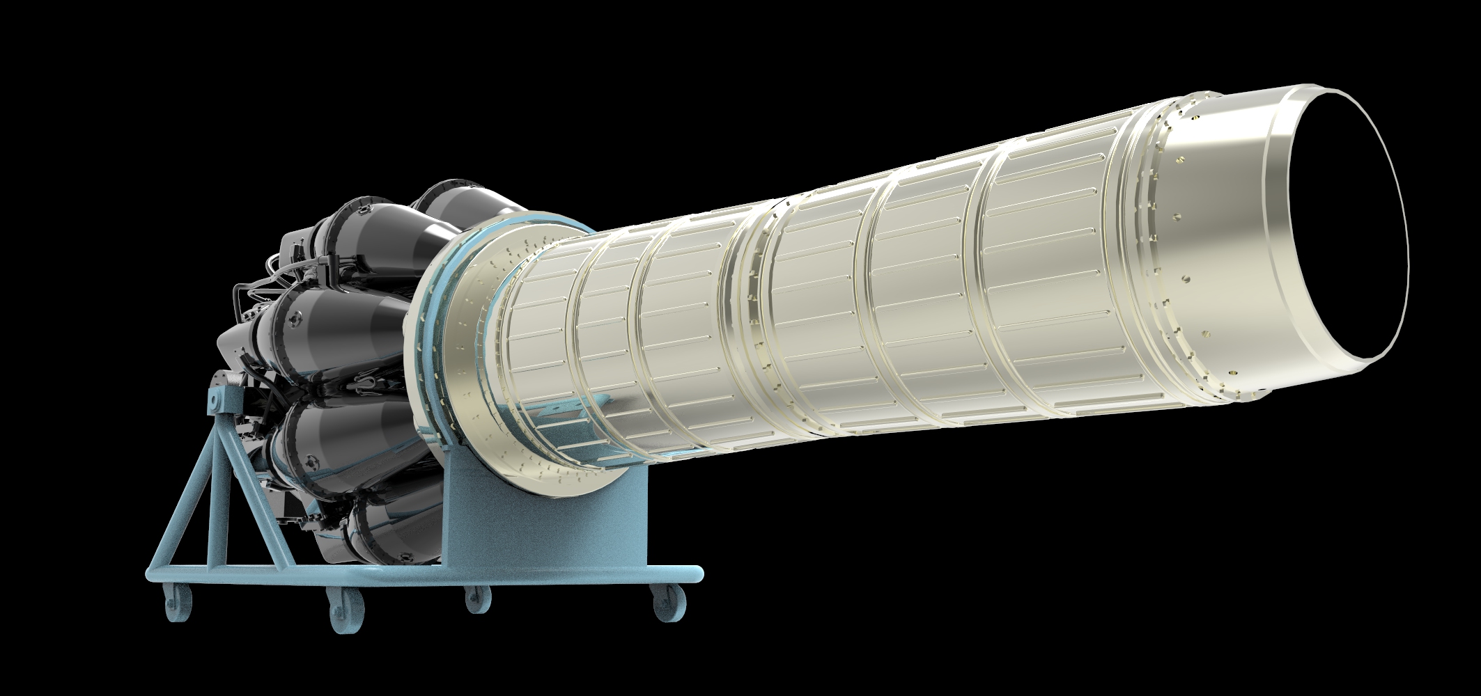 AM4871 Двигатель ВК-1 с тележкой ультрадетализированный Neo, 1/48 