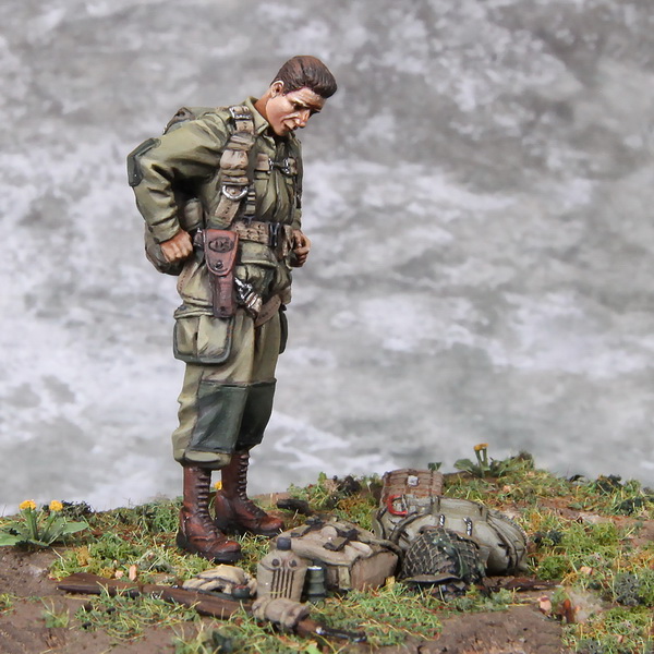 35178SOGA 1 Lieutenant  U.S. Army Airbornes. D-Days.1944. SOGA Miniatures