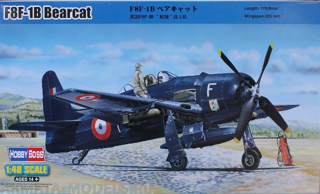 80357 	Самолет F8F-1B Bearcat Hobby Boss