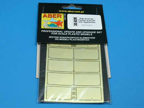 ABR-35-A28  Дополнения для  Side skirts for Panther Ausf.G, Jagdpanther для Tamiya, Italeri 1/35