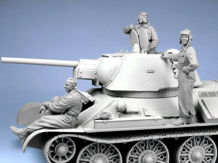 T-35001 Советские танкисты, лето 1943-45 гг (3) Tank