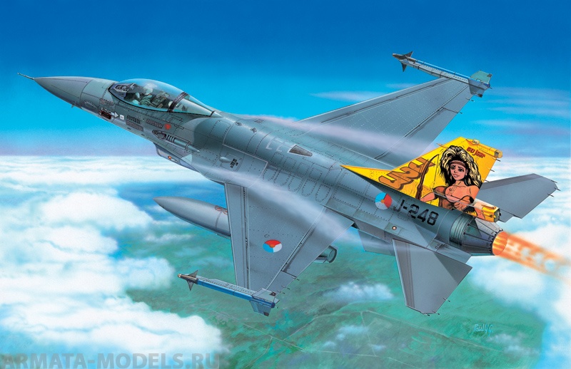2654ИТ Самолет F-16A Fighting Falcon Italeri