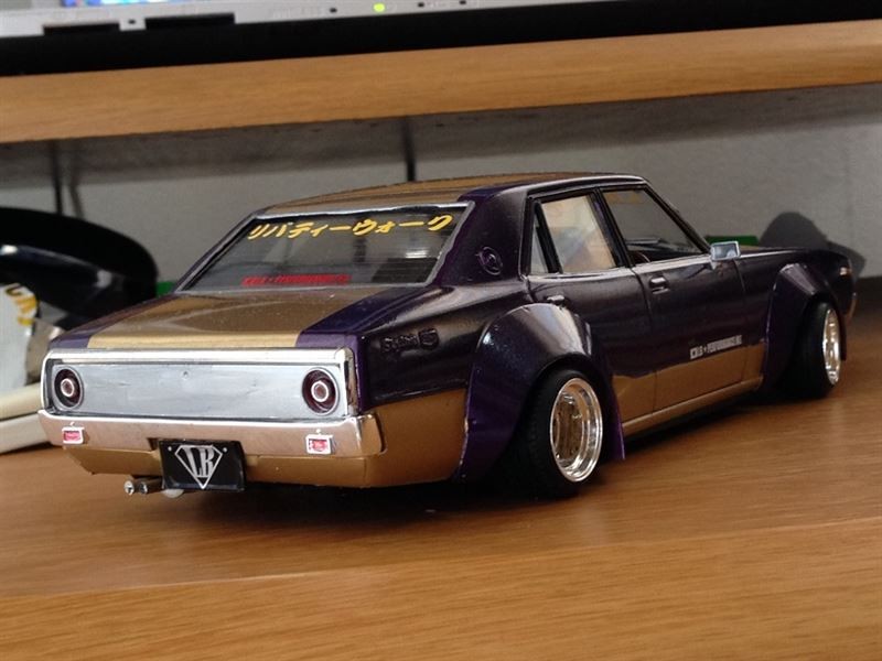 00982 Nissan Skyline LB Ken Mary Works 4Dr Aoshima