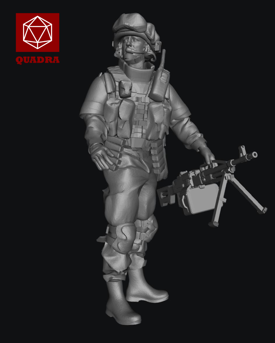 QA35608 РФ солдат 2 QUADRA