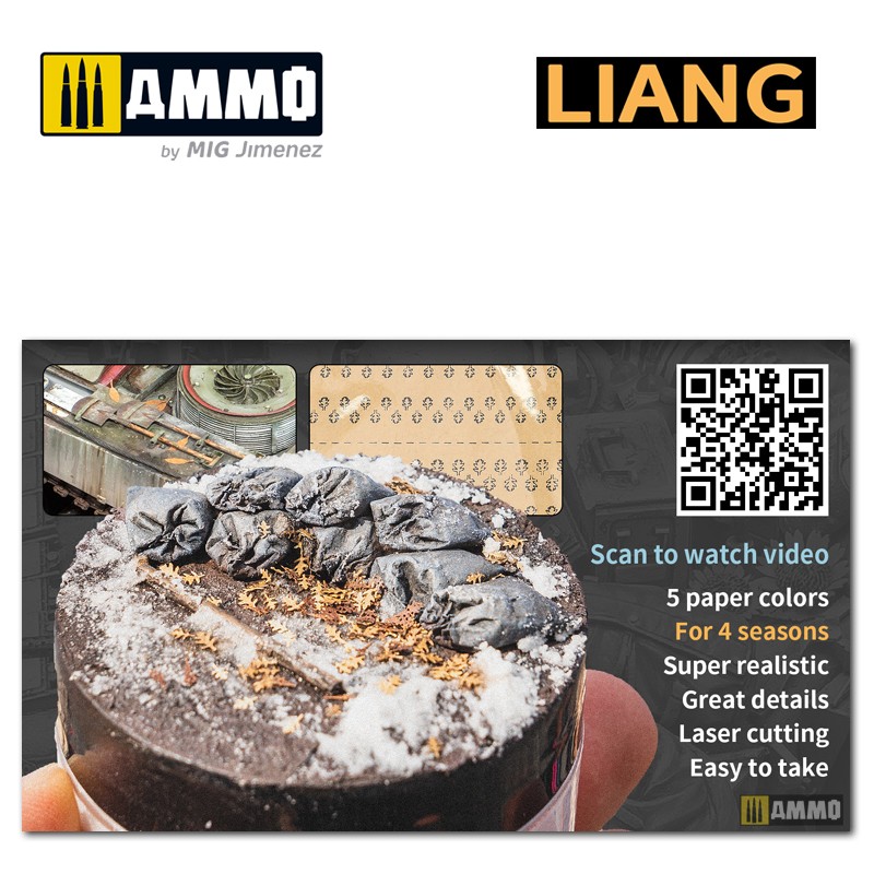 LIANG-0144 Набор декораций Paper Leaves Series - Autumn 2