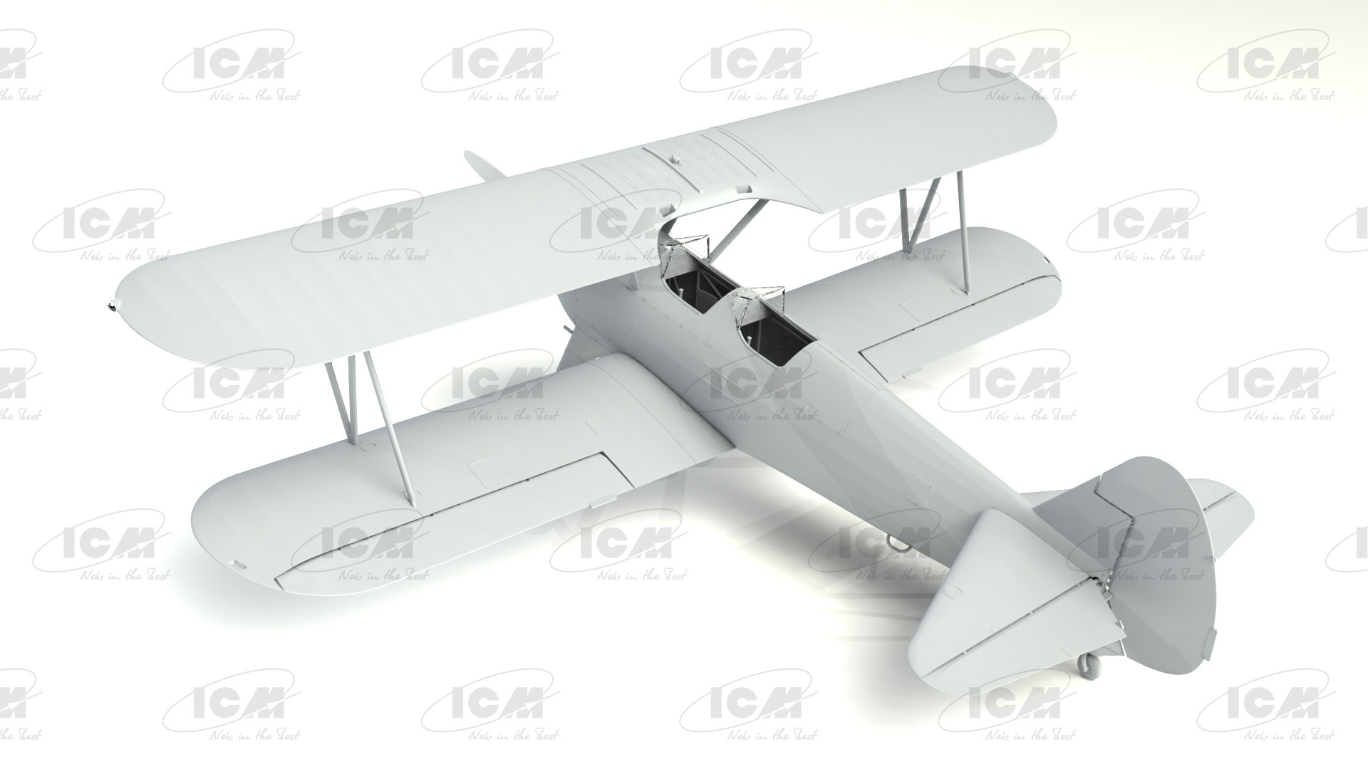 32051 Stearman PT-17 с американскими кадетами ICM