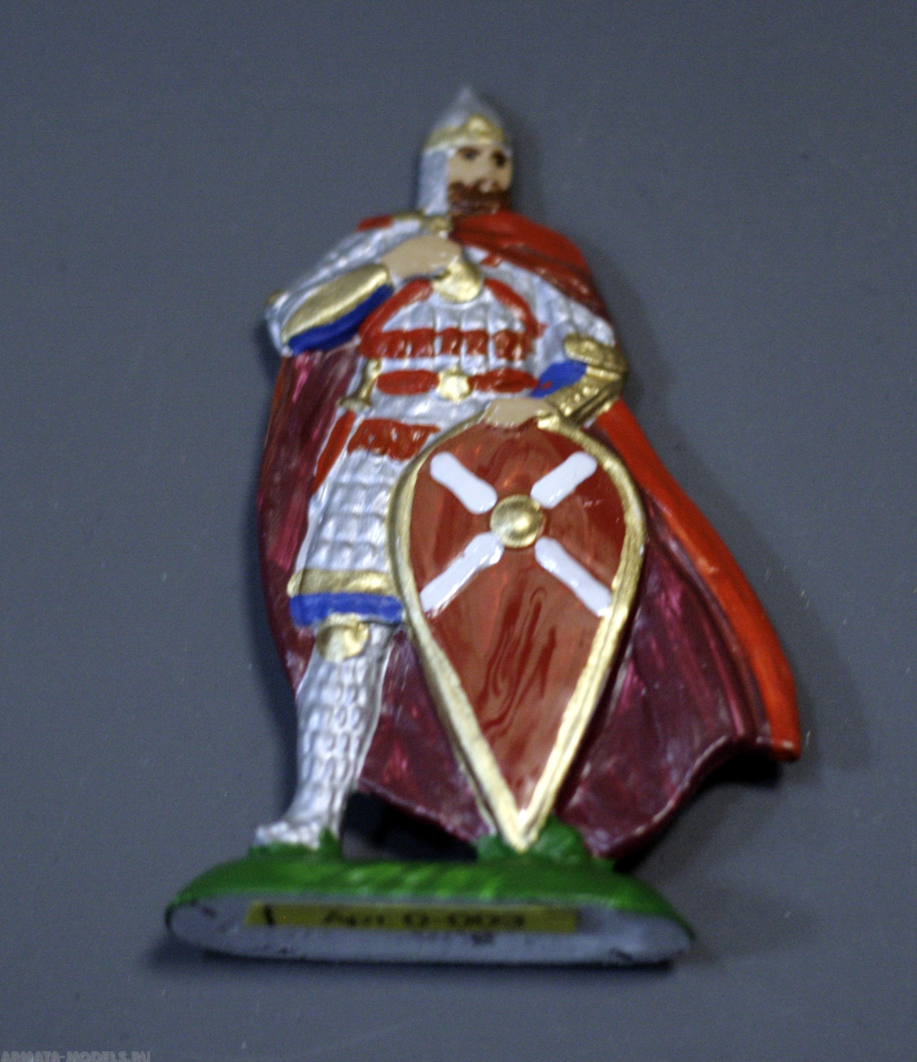 100-003 окрашеная фигура Невский Солдатики "Ура"