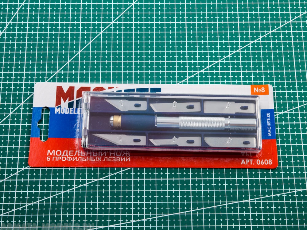 0608MCH Модельный нож: 6 профильных лезвий