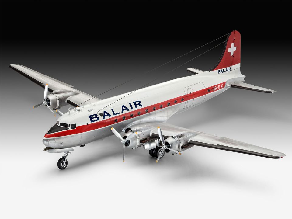 04947 Пассажирский самолет DC-4 авиакомпании Balair Revell