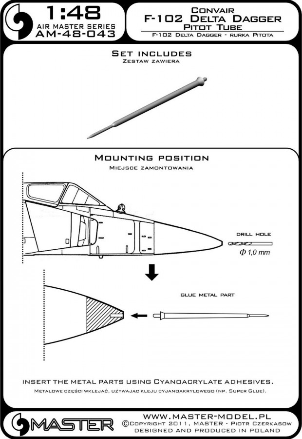 AM-48-043 ПВД для самолета F-102 Delta Dagger