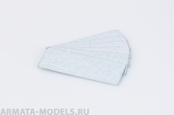 4617J Набор наждачной бумаги на липучке, P240, P320, P400, 30x90 мм, 6 шт.