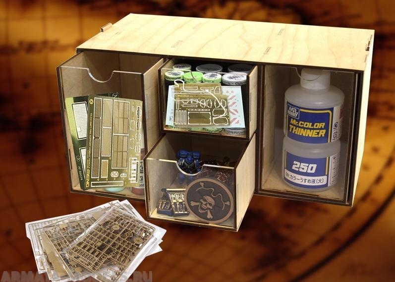 Касcетный модуль-органайзер (аптечка) на 4 ящичка.