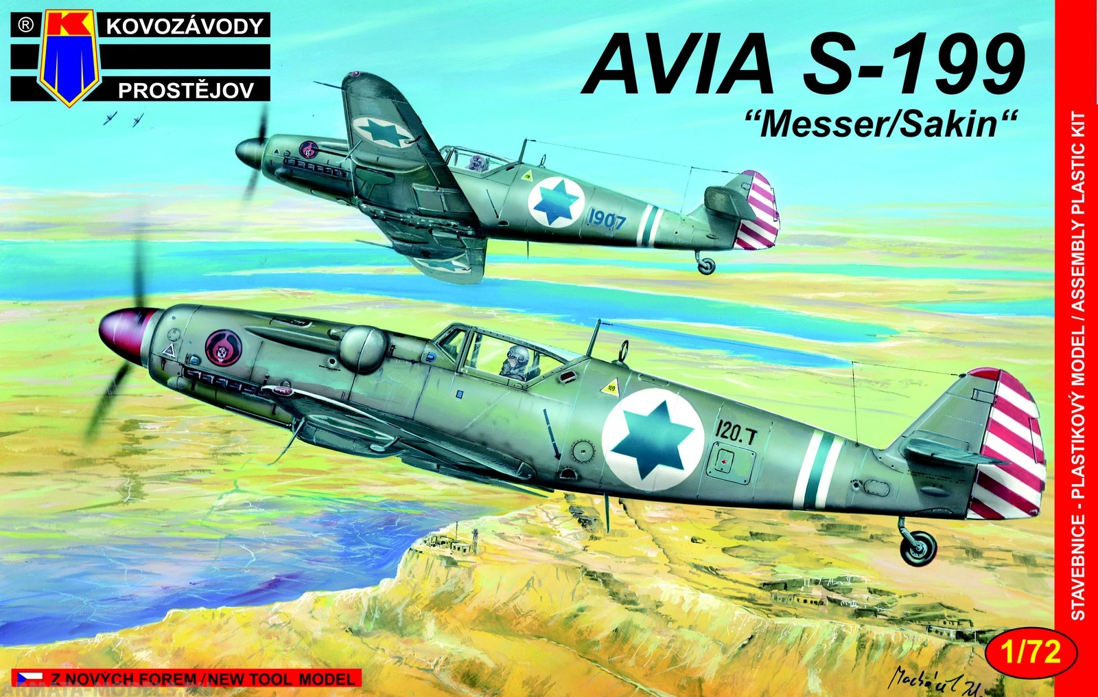 KPM0006 Avia S-199 Late Izrael KP Models