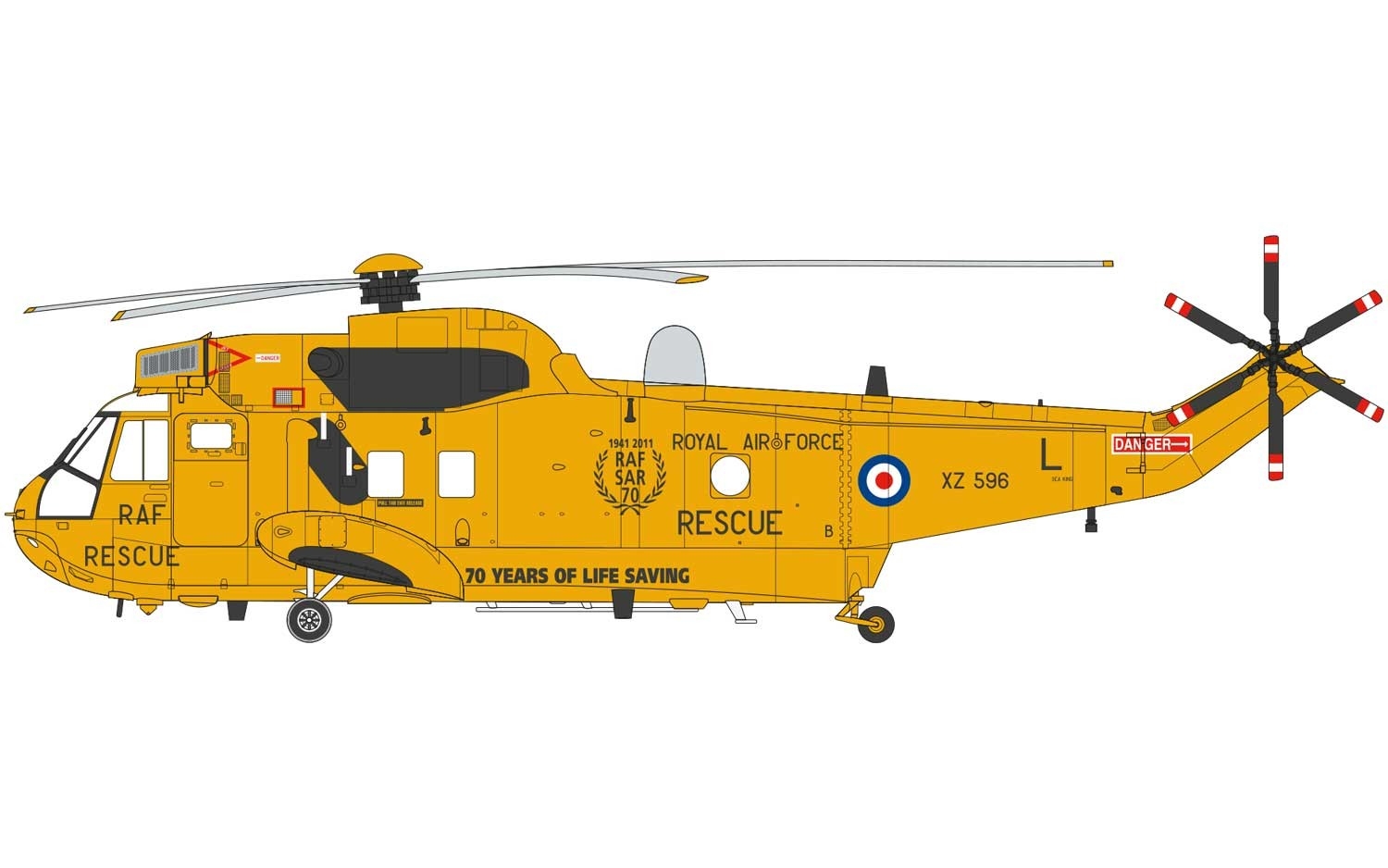 A55307A Подарочный набор Westland Sea King HAR.3 Airfix