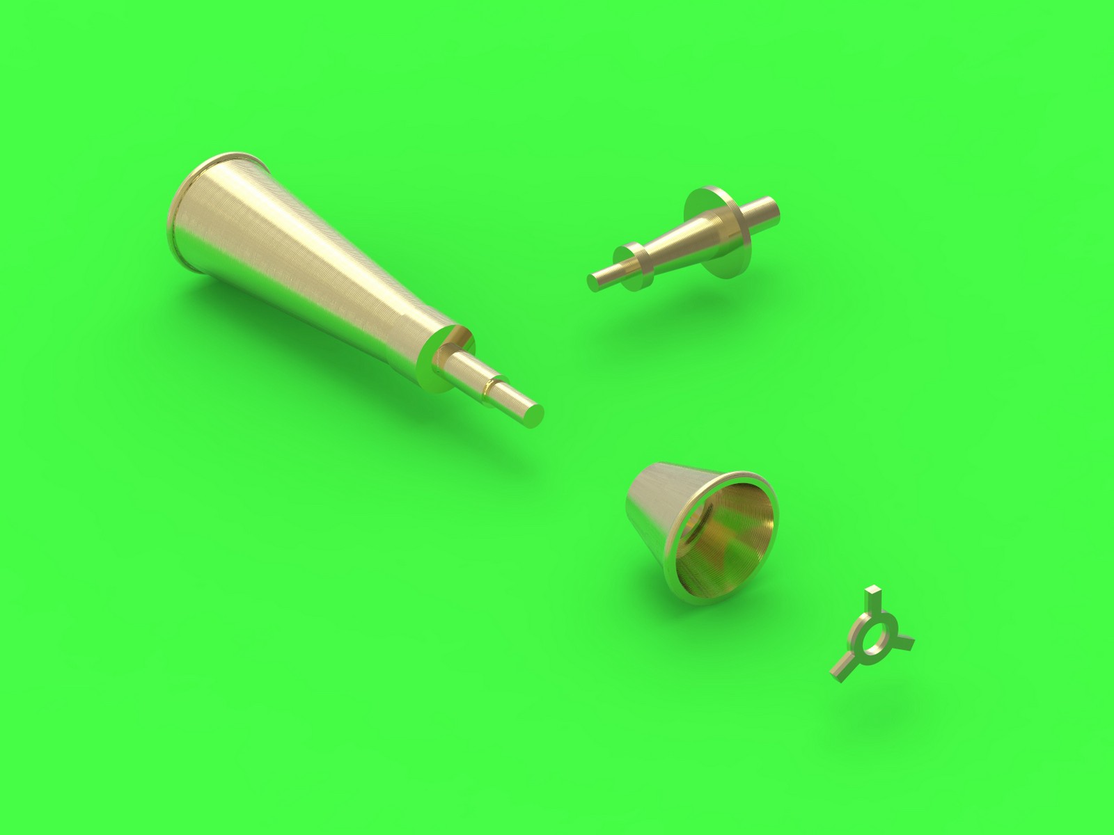 AM-32-120 PZL P.11c - набор деталей - wz. 33 ствола для пулемета, прицел и трубка Вентури (для модели IBG)