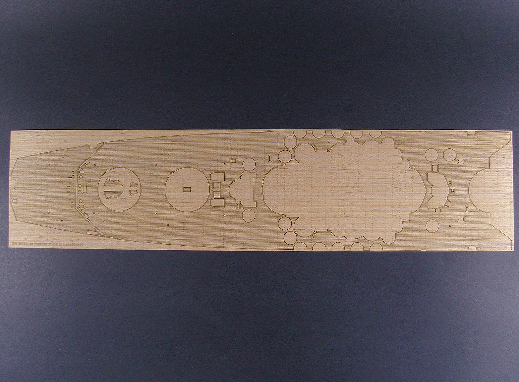 AW10076 Деревянная палуба для IJN Yamato