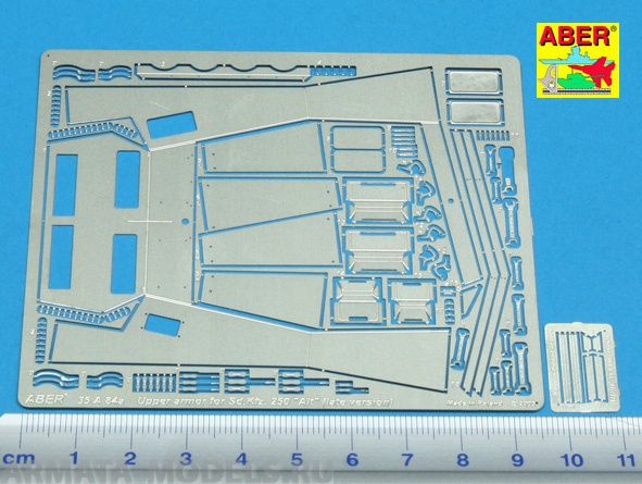 ABR-35-A84  Дополнения для  Upper armor for Sd.Kfz.250 „Alte” for late version для Dragon 1/35