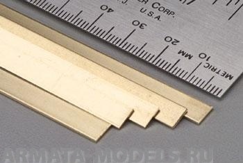 KS815024 Полоска латунная 1,6х0,8 мм, 2 шт