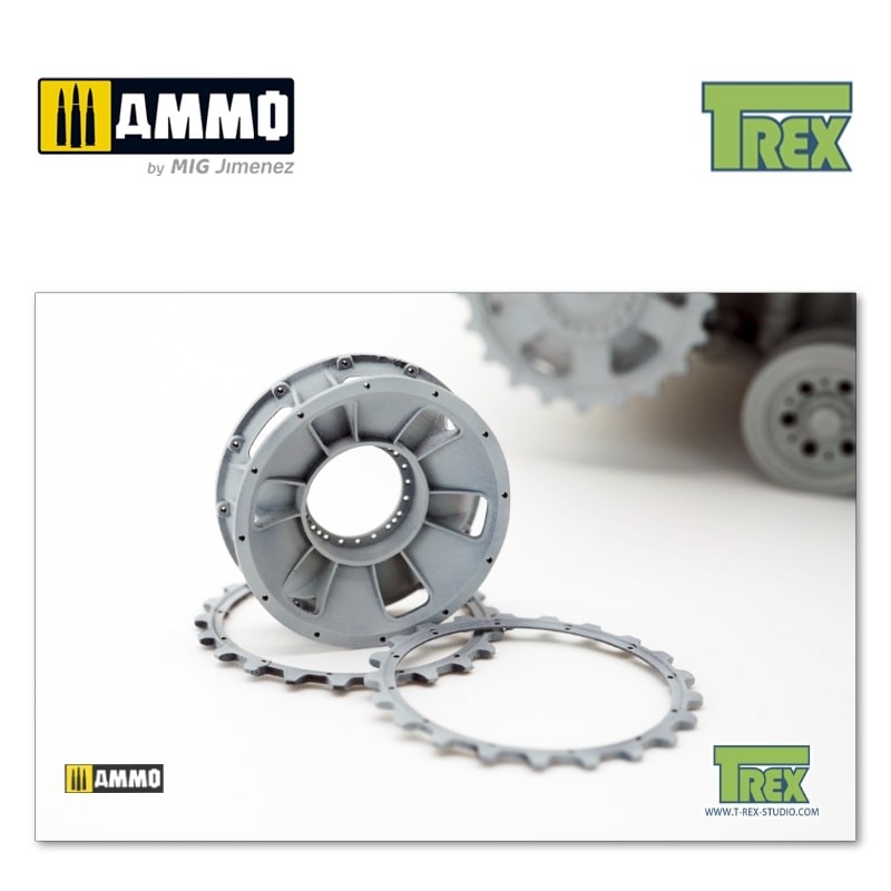 TR35034 Звездочка PzKpfw III Disassembled Sprocket Set B