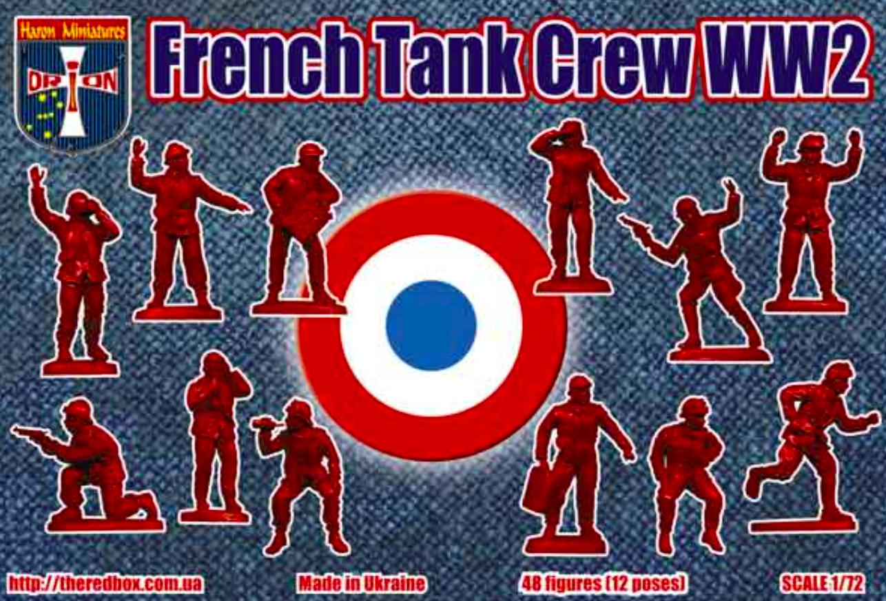 ORI72064 Фигуры WWII French Tank Crew Orion