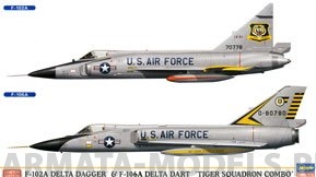 02035 Самолеты  F-102 и F-106 (Tiger)