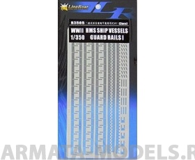 R3505 Набор фототравления для  WWII HMS Ship Vessels Guard Rail I