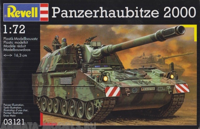 03121 Танк Panzerhaubitze PzH 2000 Revell