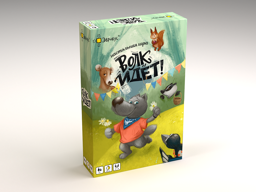 BG12044EUR Настольная игра: Волк идёт!