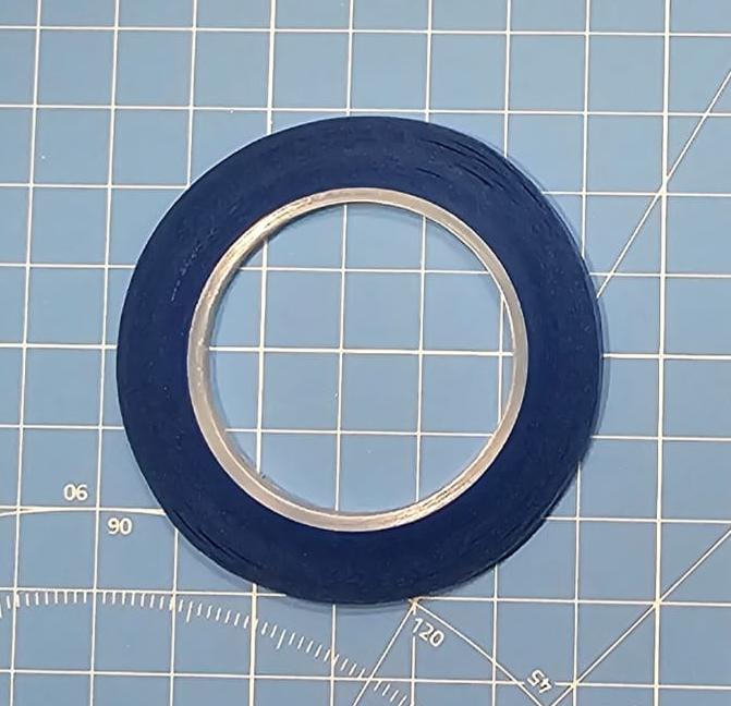 63134J Маскировочная лента, бумага,  3 мм х 18 м