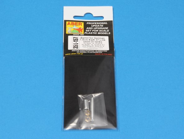 ABR-35-L-157  Дополнения для  75mm KwK 37 L/24 barrel for Pz.Kpfw.III.Ausf.N & Pz.Kpfw.IV Ausf.A,B,C,D,E, универсальный набор 1/35
