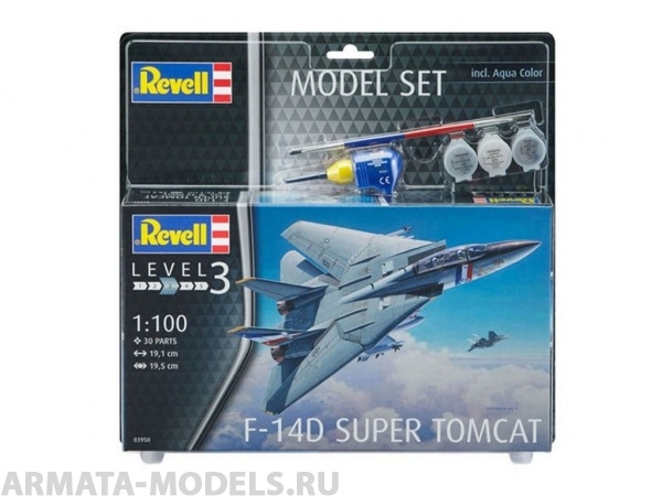 63950 Набор Двухместный реактивный истребитель Ф-14 «Томкэт» Revell