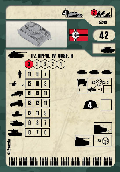 6240 Немецкий средний танк Т-4 H Звезда