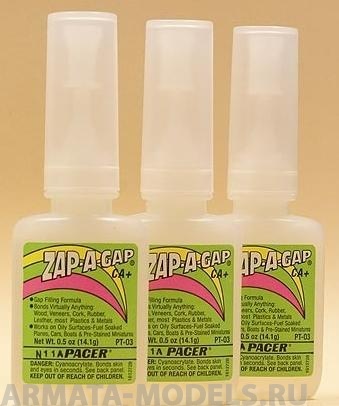 PT03 Цианокрилатный клей ZAP, 14 гр.