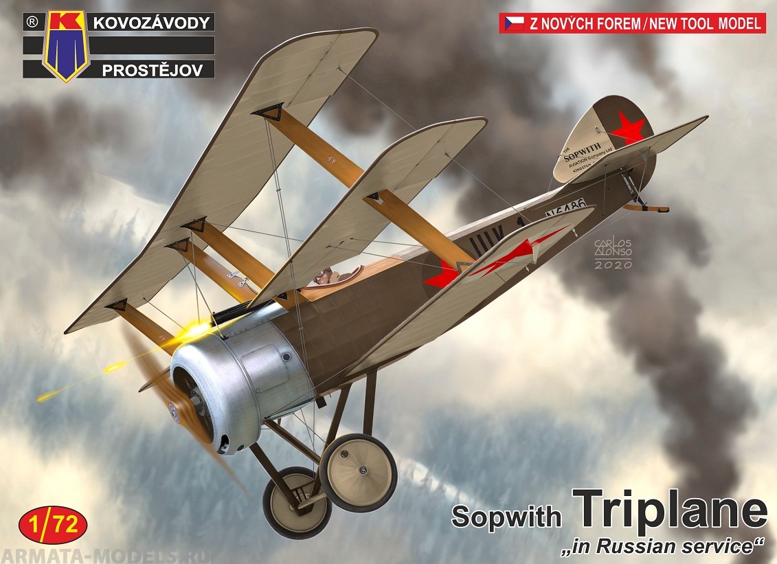 KPM0182 Sopwith Triplane Russian KP Models