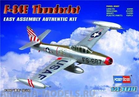 80246 Самолет F-84E ThunderJet Hobby Boss