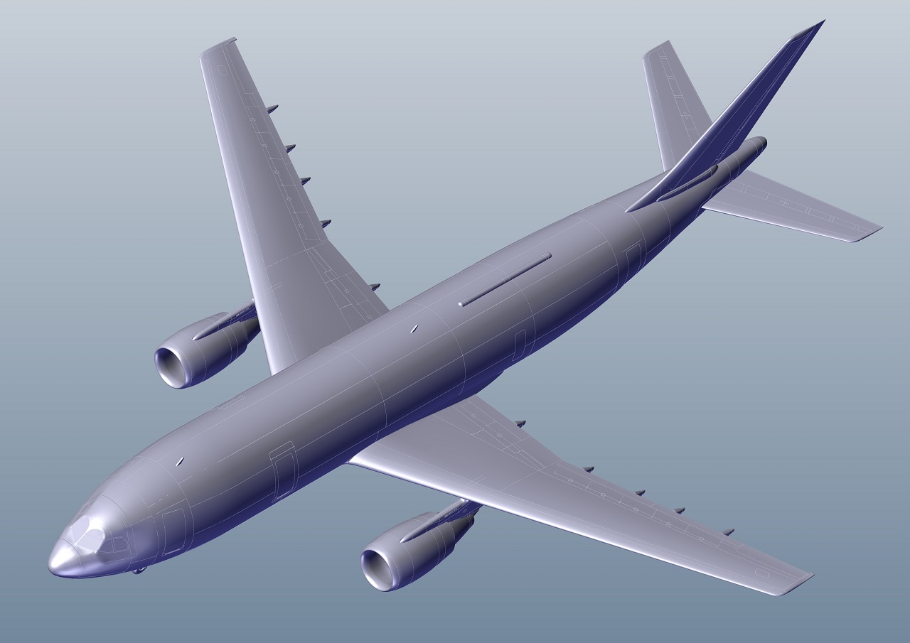 ЕЕ144146_5 Авиалайнер  А300B4 ALITALIA Восточный экспресс