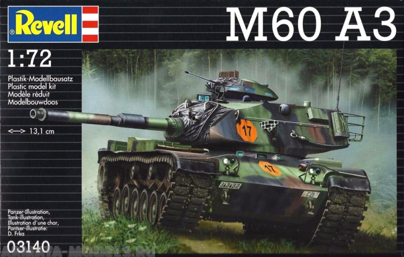 03140 Средний танк M60 A Revell