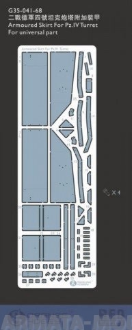 G3504168OH  Armoured Skirt For Pz.IV Turret