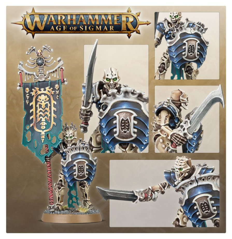 94-25GW Набор Костяные Жнецы Оссиархи. Стража Мортек (Ossiarch Bonereapers Mortek Guard)