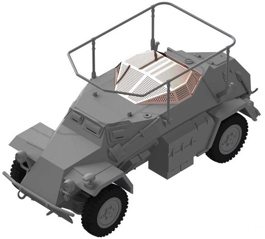 48194 Sd.Kfz.261, Германский бронеавтомобиль радиосвязи ІІ МВ ICM