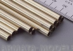 KS9830 Тонкостенная латунная трубка 1 мм, 4 шт