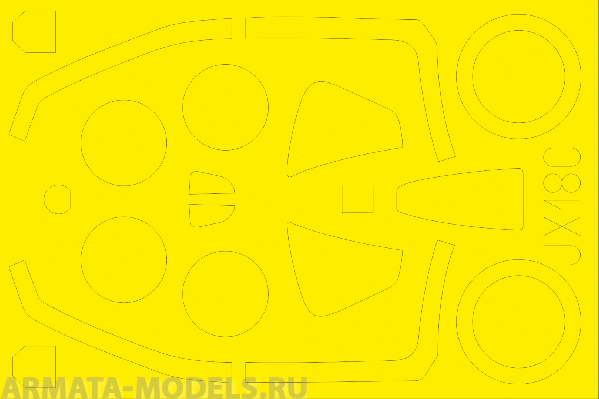 JX180ED  Окрасочная маска F-86D 1/32