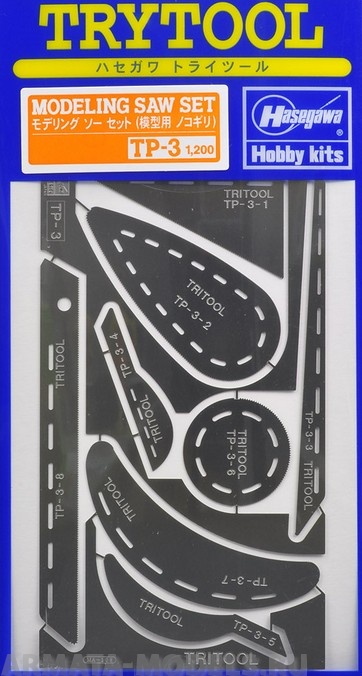 71103 Набор пилок для моделирования ( фигурные) TP-3