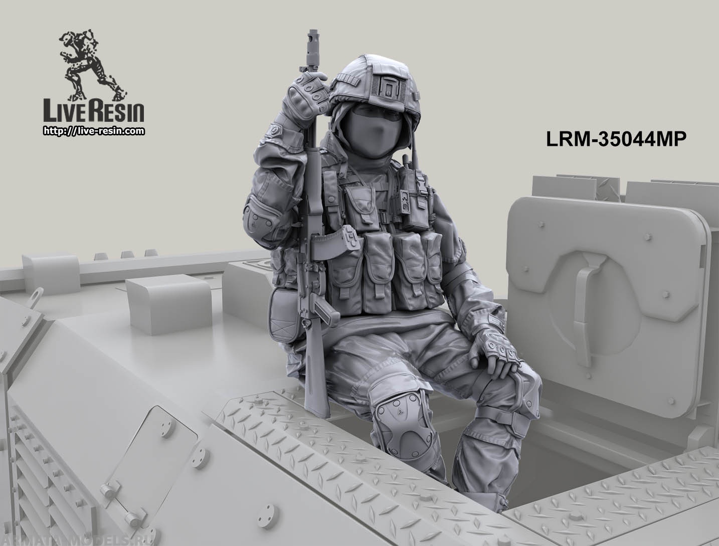 LRM35044MP Боец военной полиции РФ -6 Live Resin