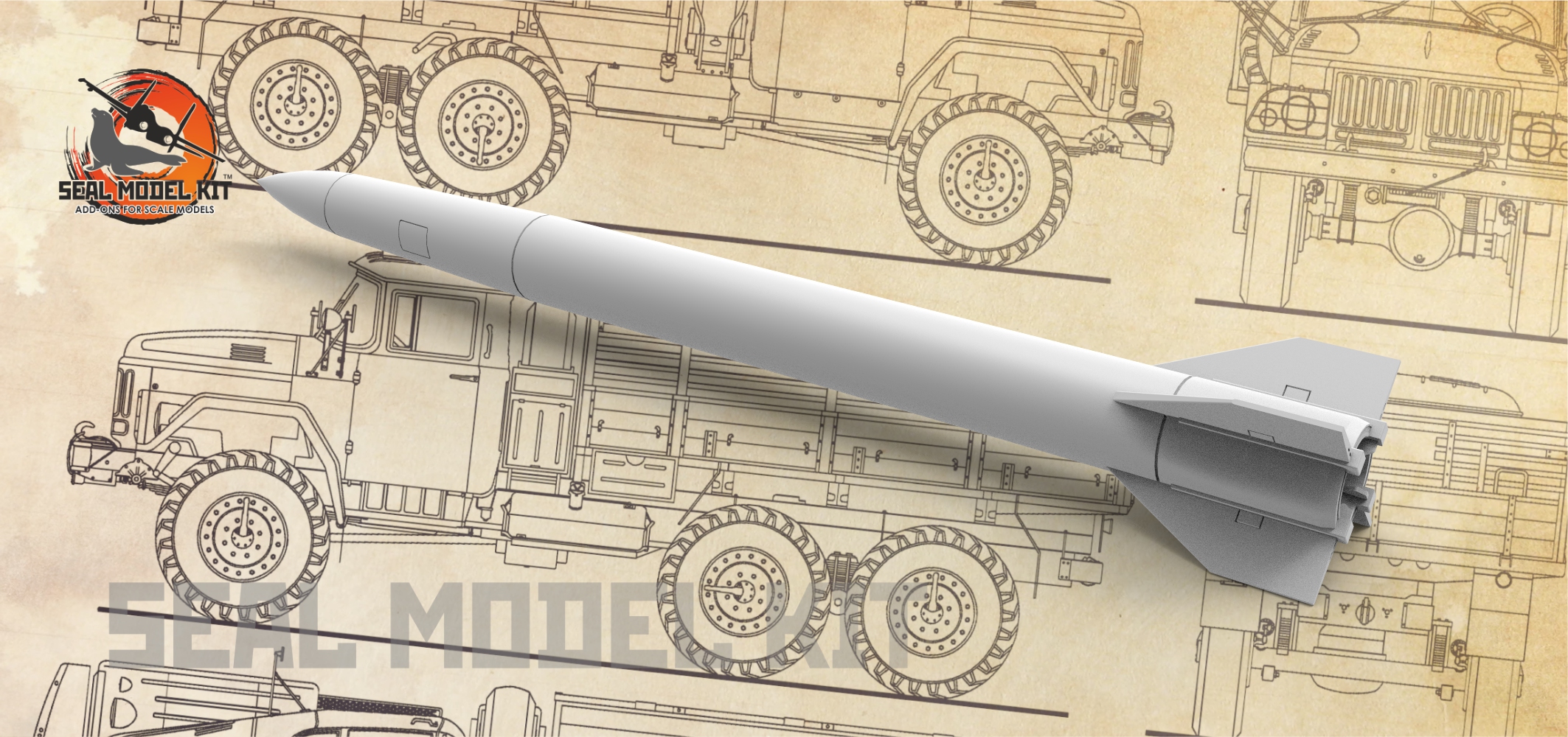 smk72005 Ракета 48Н6Е (1 шт), 1/72