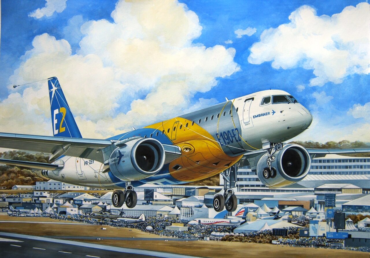 ЕЕ144152_4 Авиалайнер EMB 190E2 AIR KIRIBATI Восточный экспресс