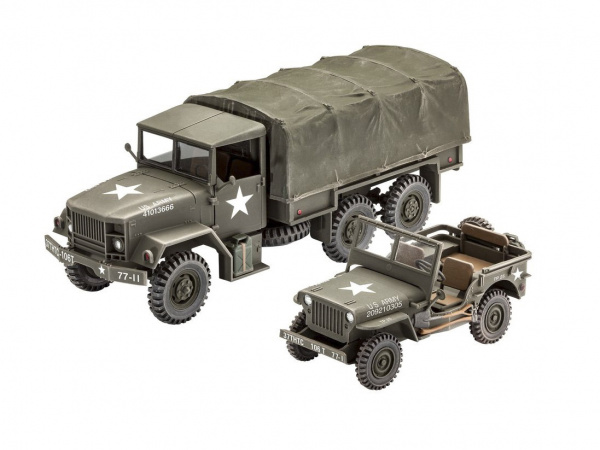 03260 Тактический грузовик M34 и  Внедорожник Revell