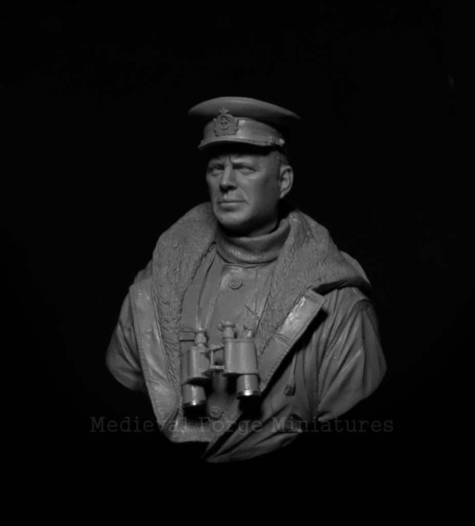 A-031 Фигура Капитан подводной лодки Medieval Forge Miniatures
